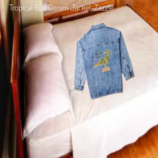 Veste En Jean Goéland tropical (Créateur téléchargé)