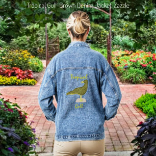 Veste En Jean Goéland tropical Brown