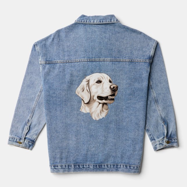 Veste En Jean Golden Retriever 2 (Verso)