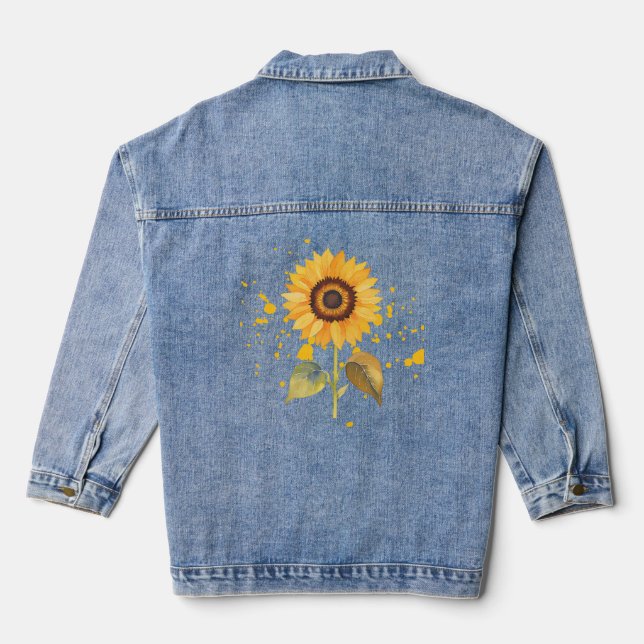Veste En Jean Golden Sunburst (Verso)