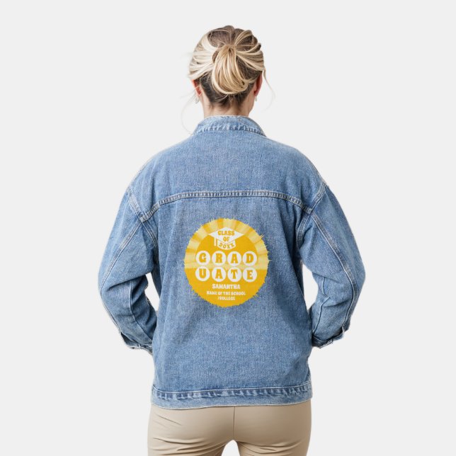 Veste En Jean Graduation Retro Sunshine (Modèle)