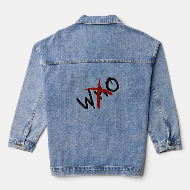 Veste En Jean Graffiti OMS X (Verso)