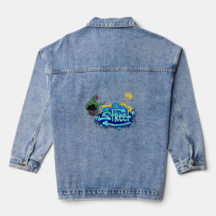 Veste En Jean Graffiti Vibes Street Art avec attitude