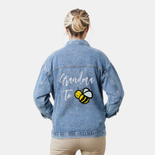 Veste En Jean Grand-mère à l'Apiculture Baby Shower Mariage