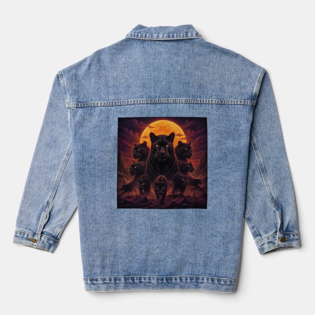 Veste En Jean grandchat (Verso)