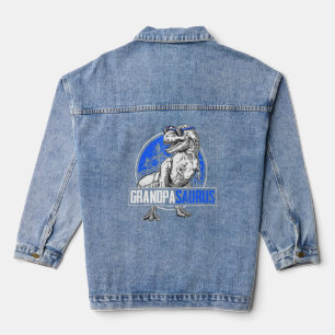 Veste En Jean Grandpasaurus Rex Dinosaur Grandpa Saurus Famille