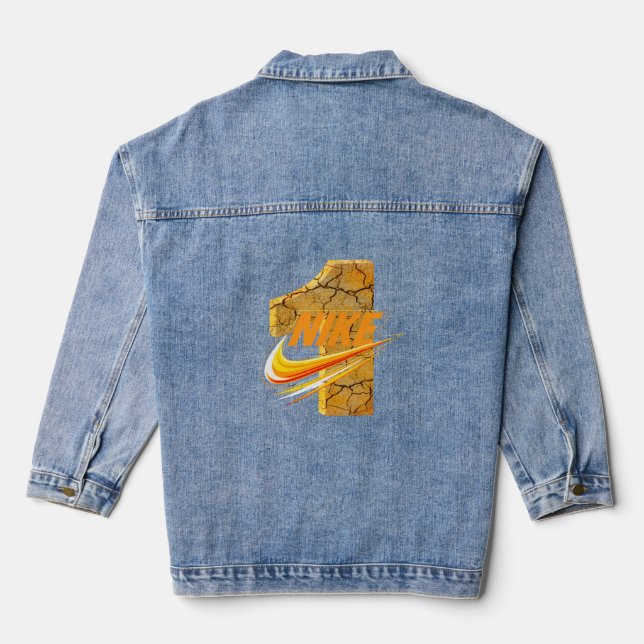 Veste En Jean Graphic Streetwear (Verso)