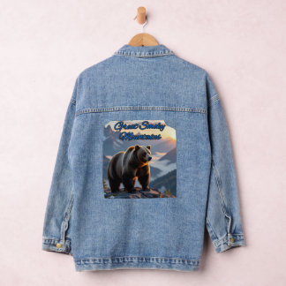 Veste En Jean Great Smoky Mountains Black Bear