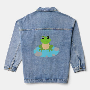 Veste En Jean grenouille dans l'étang