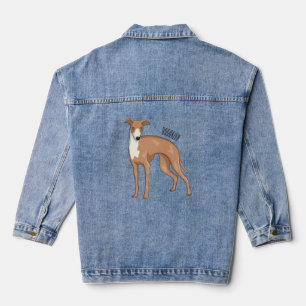 Veste En Jean Greyhound dog