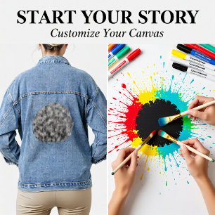 Veste En Jean Gris Réverbérant