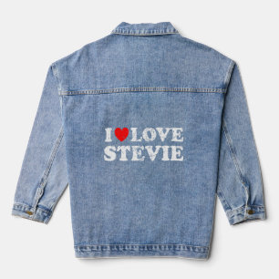 Veste En Jean Grunge en état de démangeaison Style I Love Stevie
