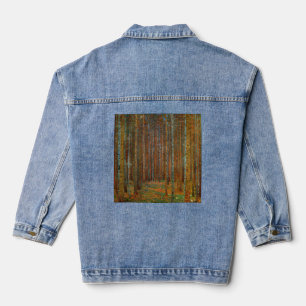 Veste En Jean Gustav Klimt - Forêt de pins de Tannenwald