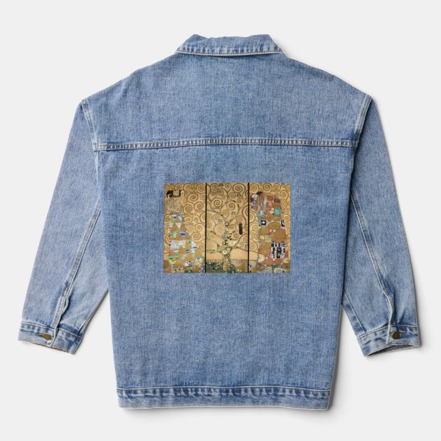 Veste En Jean Gustav Klimt - Stoclet Frieze Arbre de vie (Verso)
