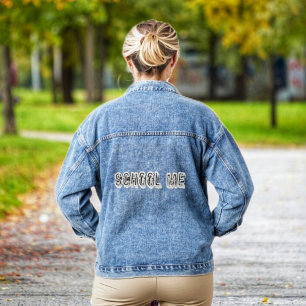 Veste En Jean H. Métal Translucide-Wht