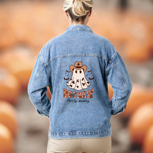 Veste En Jean Halloween Boohaw Retro Western Ghost Éffrayant