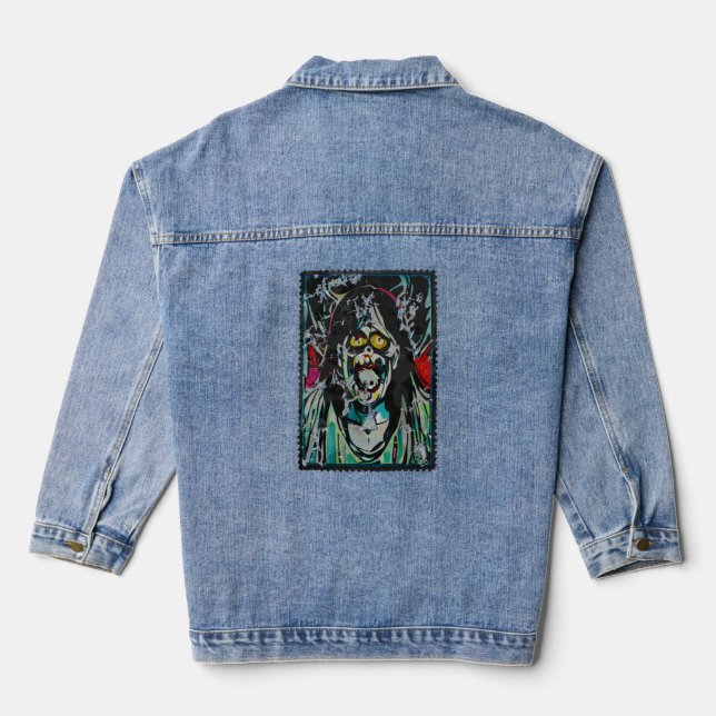 Veste En Jean Halloween Ghoul (Verso)