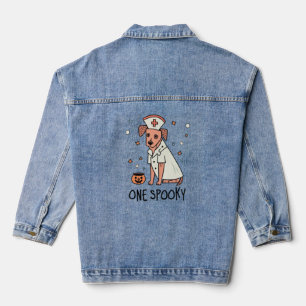 Veste En Jean Halloween Healer Pup One Spoy Nurse Dog