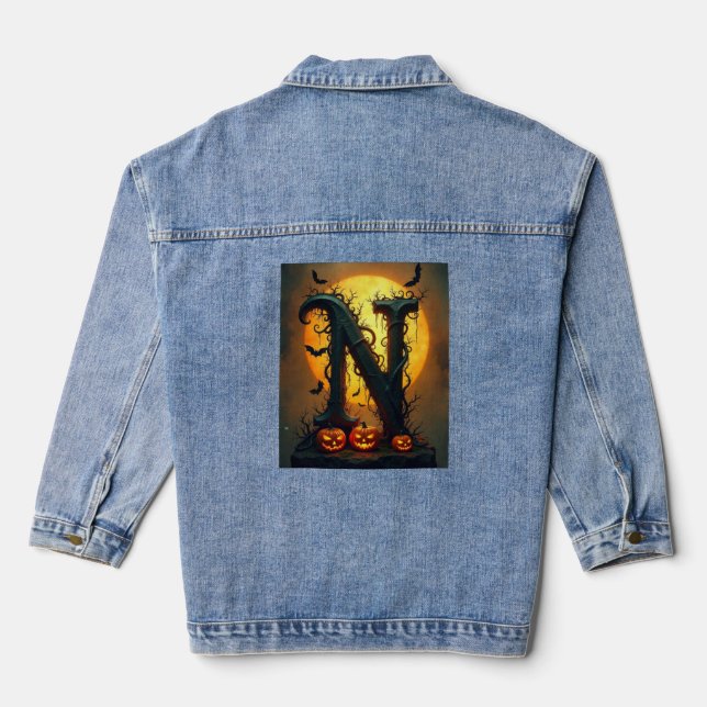 Veste En Jean Halloween Letter N Single Tear (Verso)