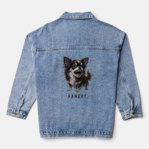 Veste En Jean Hangry Chihuahua - Funny Aggressive angresse