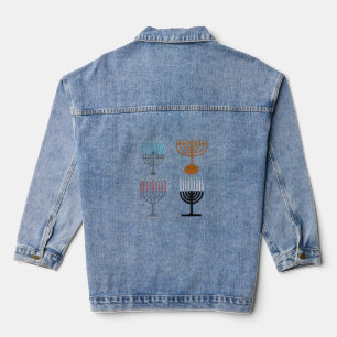Veste En Jean Hanoukka judaïsme religion juive