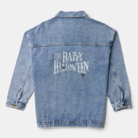 Happy Halloween White Typography Spider Web