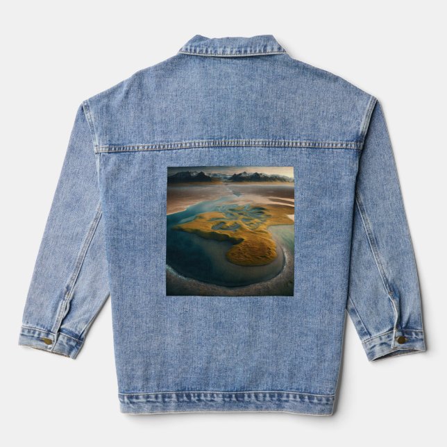 Veste En Jean Harmonie d'or (Verso)