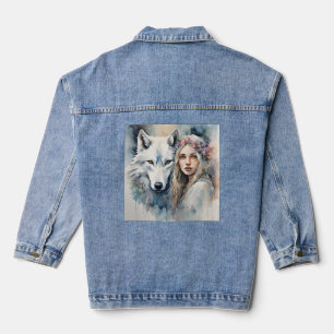 Veste En Jean Harmonie Mythique de la Nature