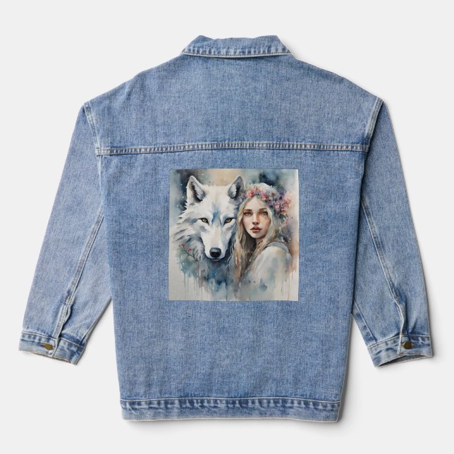Veste En Jean Harmonie Mythique de la Nature (Verso)