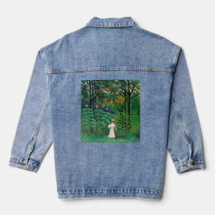 Veste En Jean Henri Rousseau - Femme marchant dans une forêt exo