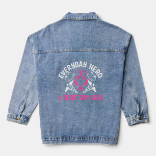 Veste En Jean Héros de tous les jours Infirmière gériatrique aid