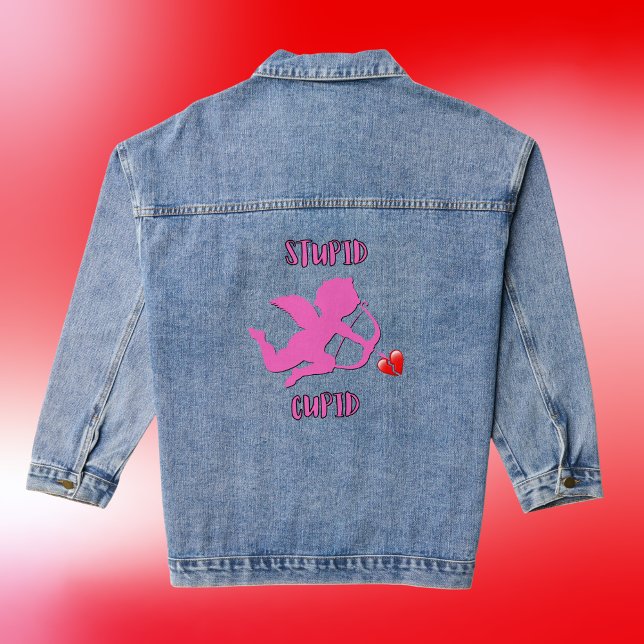 Veste En Jean Heureuse Sainte-Valentin - Stupid Cupid | (Créateur téléchargé)