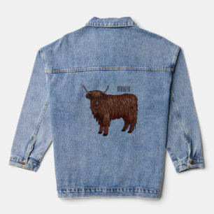 Veste En Jean Highland cow