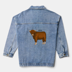 Veste En Jean Highland cow
