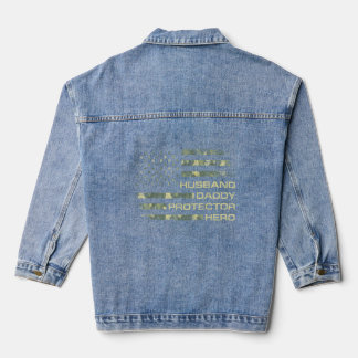 Veste En Jean Hommes Mari Daddy Protecteur Héros Fête des pères 