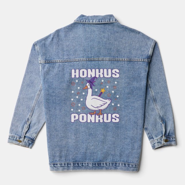 Veste En Jean Honkus Funny (Verso)