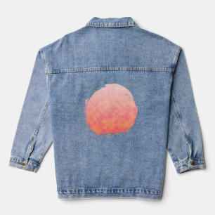 Veste En Jean Horizon Rouge aux Joues