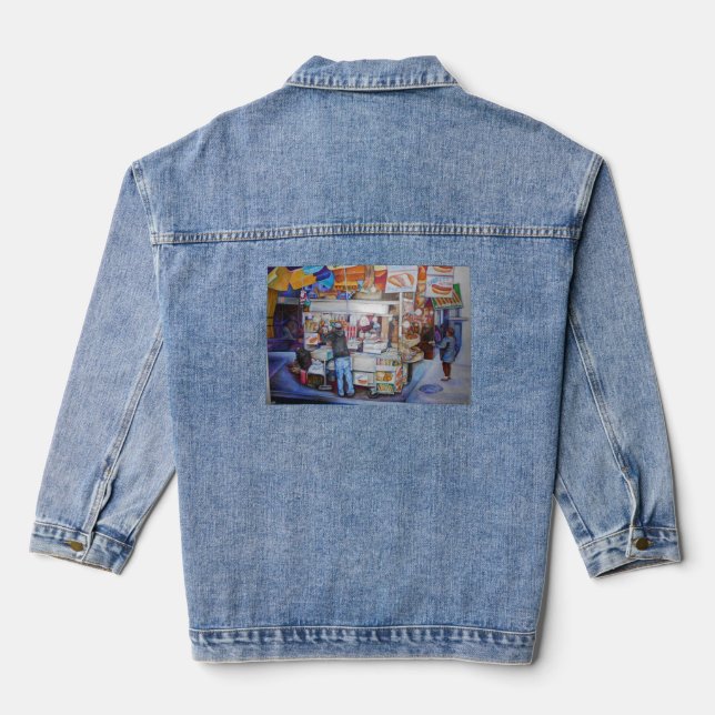 Veste En Jean Hot Dog God (Verso)
