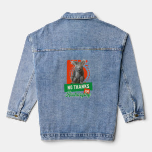 Veste En Jean Humeur d'introverti de koala rechargeant drôle