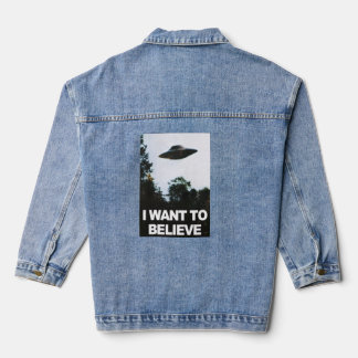 Veste En Jean I want to believe