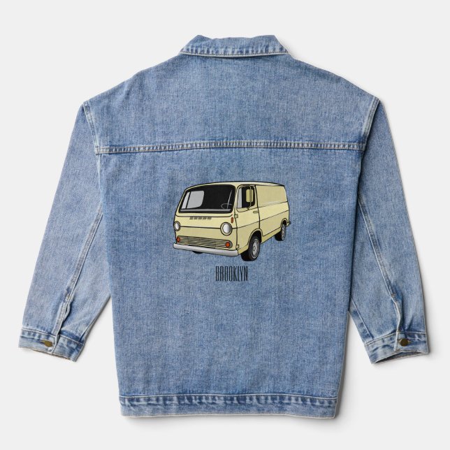 Veste En Jean Illustration classique de van (Verso)