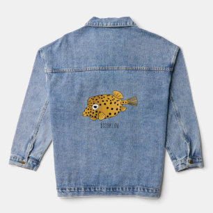 Veste En Jean Illustration de boxfish jaune