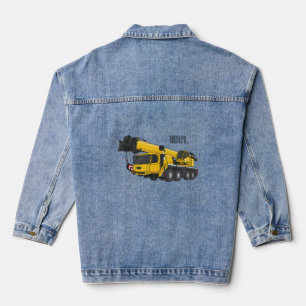 Veste En Jean Illustration de camion de grue