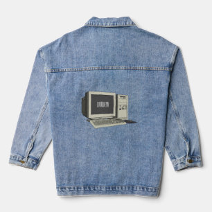 Veste En Jean Illustration de dessin sur ordinateur