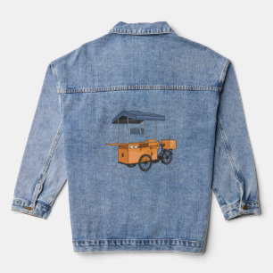 Veste En Jean Illustration de la carotte de vélo