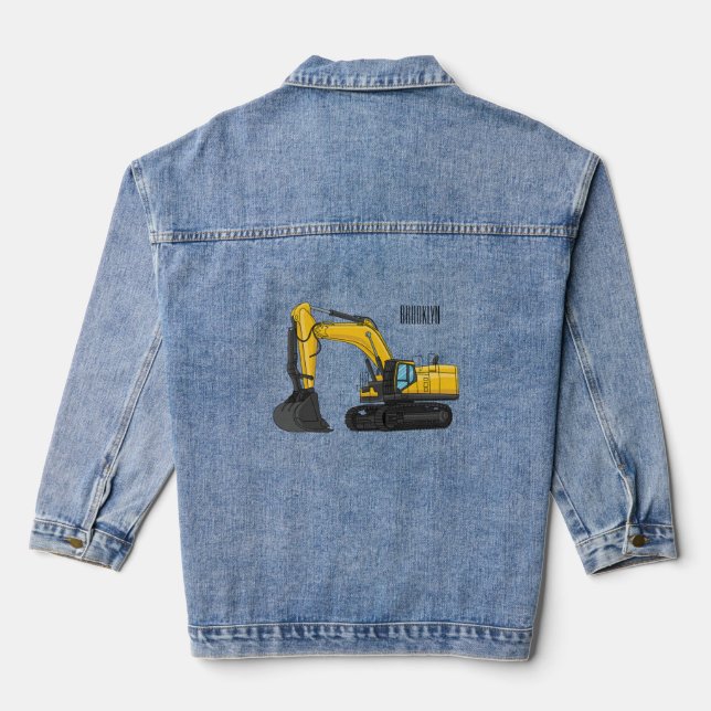 Veste En Jean Illustration de la pelle Crawler (Verso)