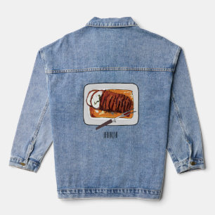 Veste En Jean Illustration de poitrine de dinde rôtie
