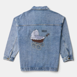 Veste En Jean Illustration de poussette