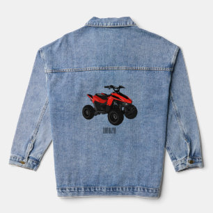 Veste En Jean Illustration de Quad bike atv