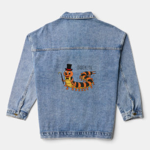 Veste En Jean Illustration drôle de dessin animé centipede